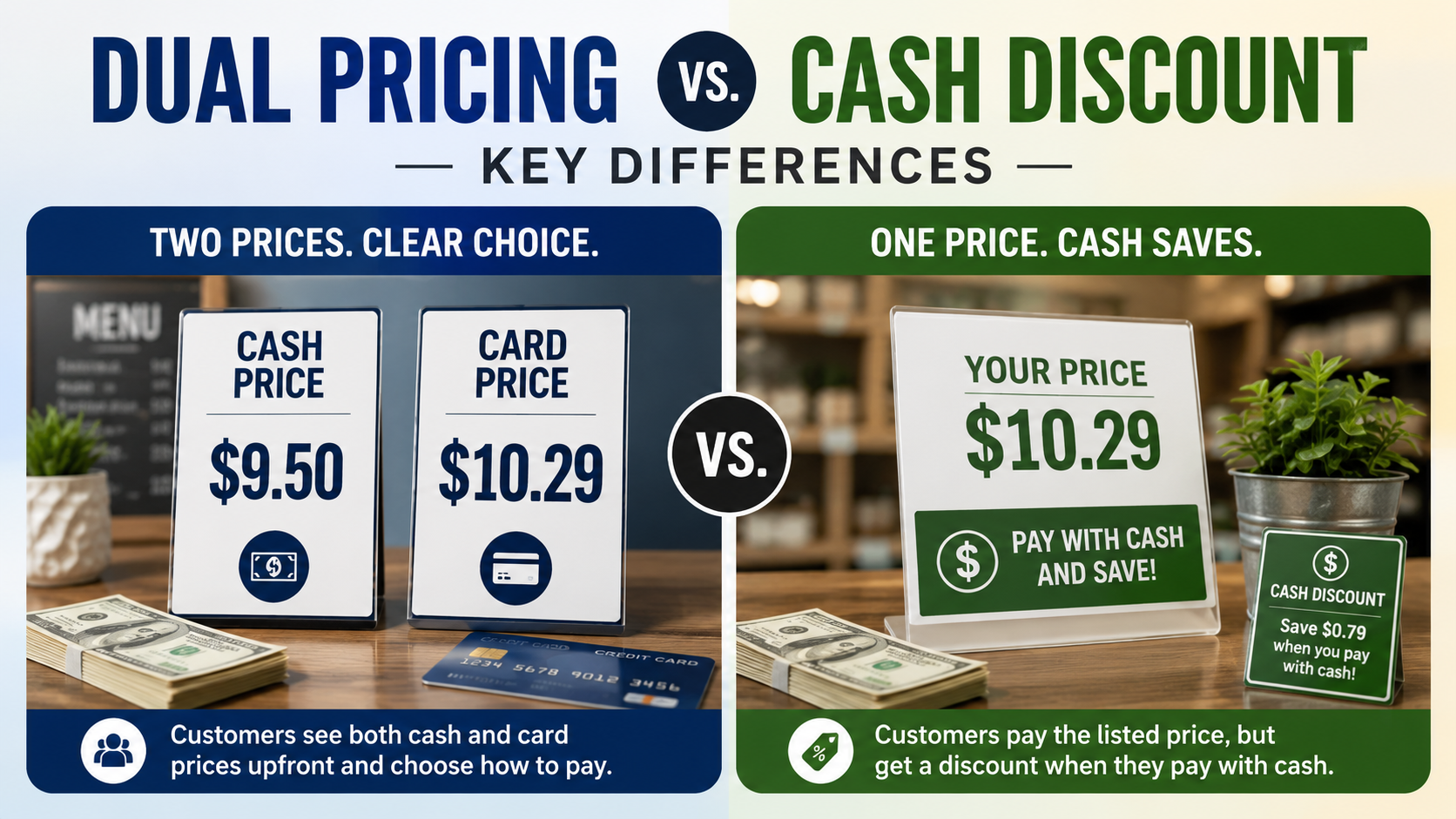 Dual Pricing vs. Cash Discount: Key Differences, Pros & Cons
