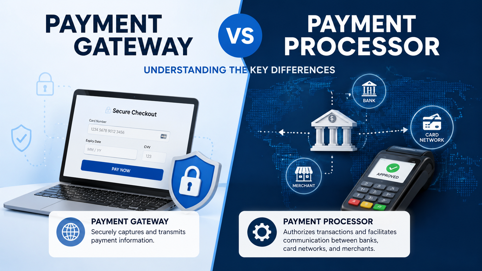 Payment Gateway vs Payment Processor: What's the Difference?