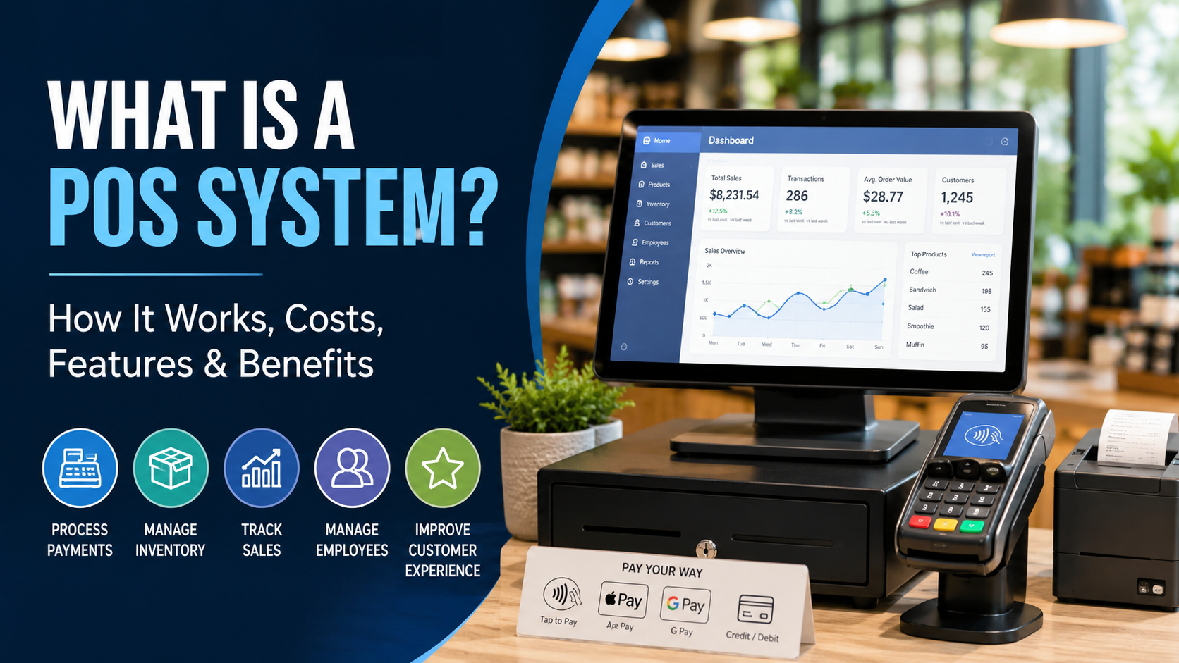 What Is a POS System? How It Works, Costs, Features & Benefits